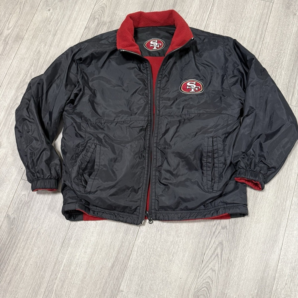 Vintage 90s San Fransisco 49ers Pro Player  Reversible Kids LG 14-16 (women sm)